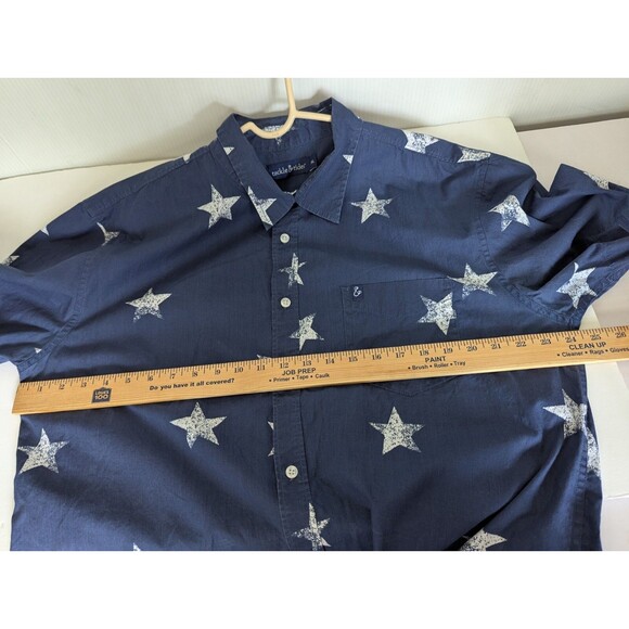 Tackle Tides Mens Stars Shirt XL Button Down Patriotic Dallas Cowboys Texas USA - Picture 8 of 12